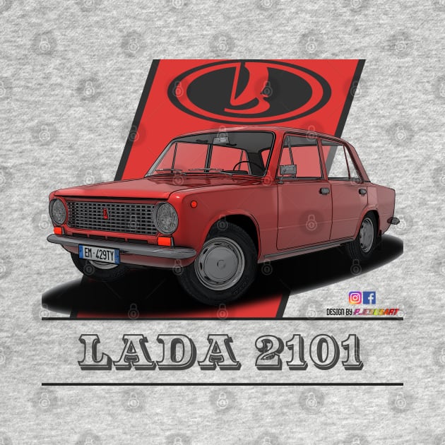 Lada 2101 1970 Red by PjesusArt